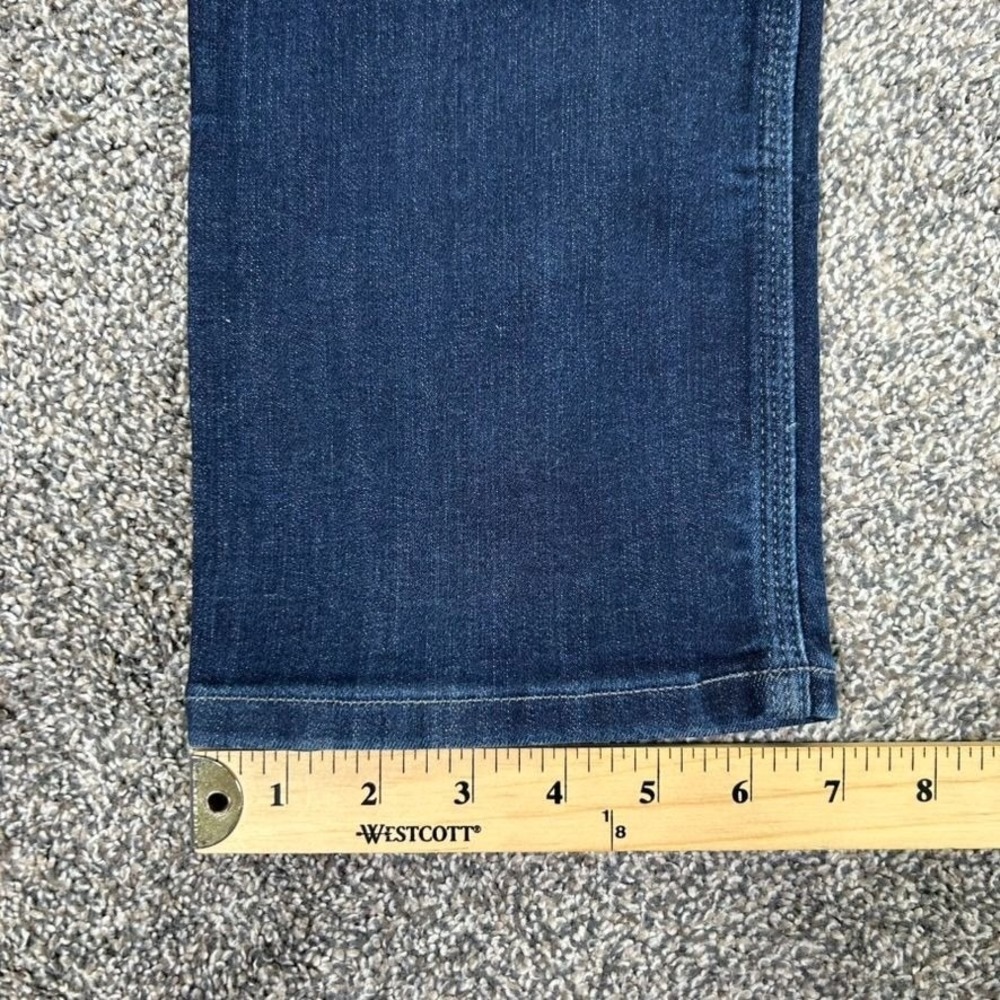 Du/er L2X Relaxed Tapered Performance Denim Jeans Mens 32x34 Casual Dark Wash - Picture 14 of 15